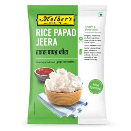 Mother's Recipe Rice Papad Jeera - 75G