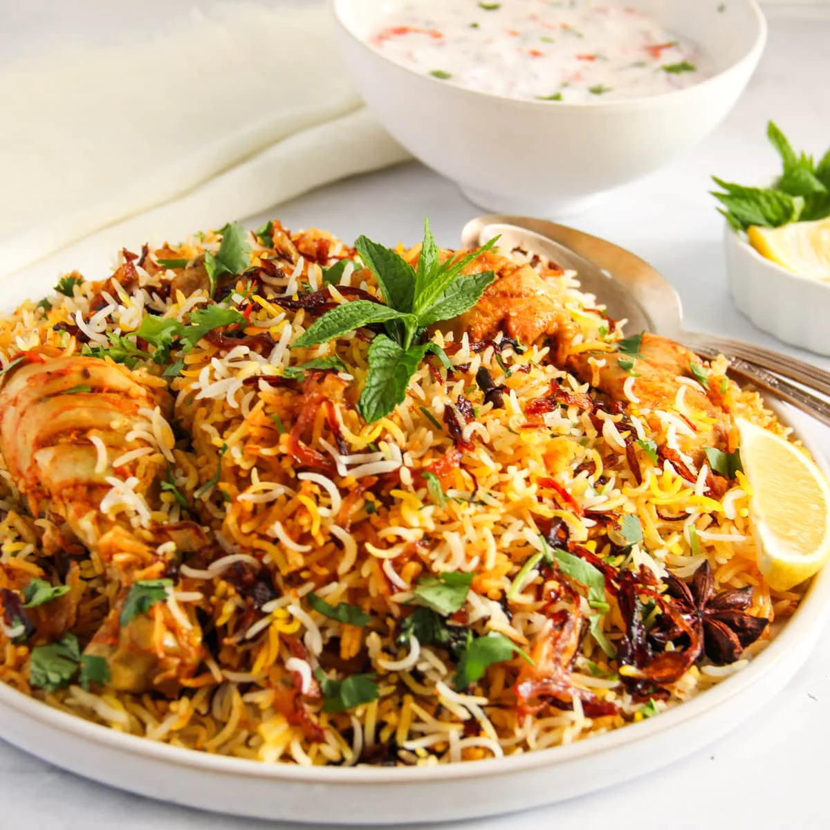 Easy Chicken Biryani with Thakkar Premium Basmati Rice