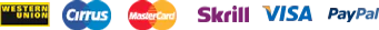 Accepted secure payment methods